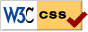 Logotipo de acreditación de CSS válido